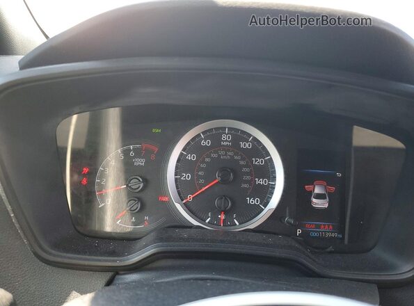 5YFP4MCE3NP103170 2022 TOYOTA COROLLA Silver Vista del cuadro de instrumentos