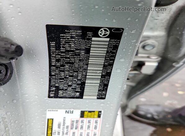 5YFP4MCE3NP103170 2022 TOYOTA COROLLA Silver Vista del compartimento del motor