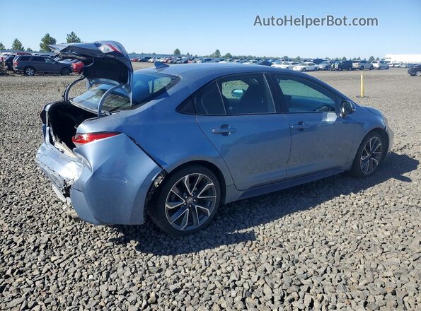 5YFP4MCE3NP106621 2022 TOYOTA COROLLA Синий Задняя правая четверть