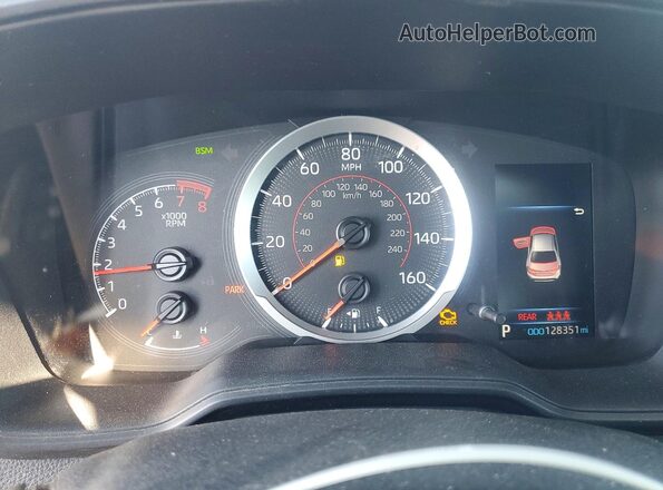 5YFP4MCE3NP106621 2022 TOYOTA COROLLA Синий Вид щитка приборов