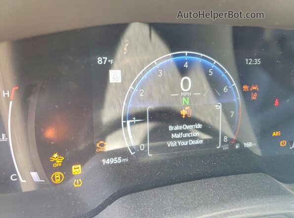 5YFP4MCE3SP231369 2025 TOYOTA COROLLA Черный Вид щитка приборов