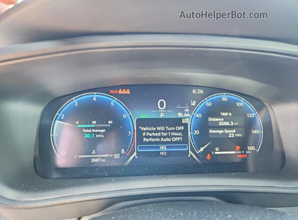 5YFP4MCE7TP269463 2026 TOYOTA COROLLA Black Instrument cluster view