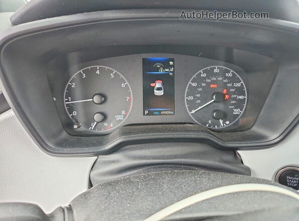 5YFP4MCE8PP166672 2023 TOYOTA COROLLA Silver Vista del cuadro de instrumentos