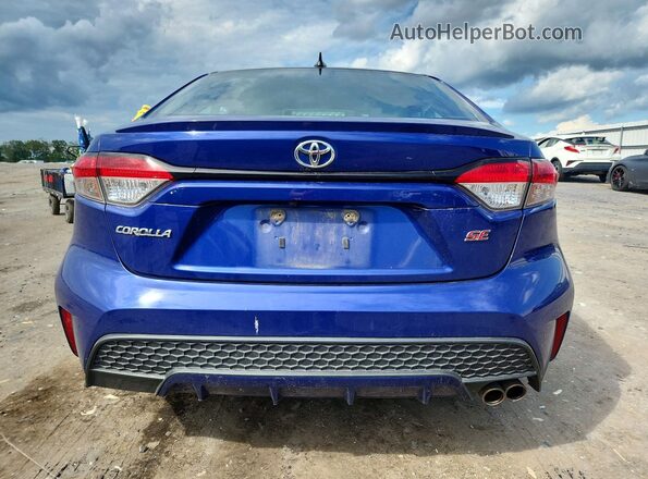 5YFP4MCEXNP107121 2022 TOYOTA COROLLA Blue Հետևի տեսք