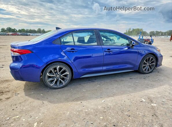 5YFP4MCEXNP107121 2022 TOYOTA COROLLA Blue Հետևի աջ