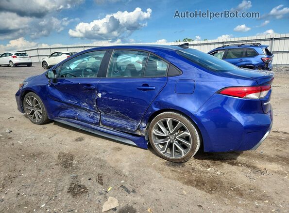 5YFP4MCEXNP107121 2022 TOYOTA COROLLA Blue Հետևի ձախ
