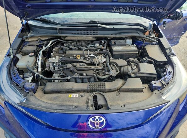 5YFP4MCEXNP107121 2022 TOYOTA COROLLA Blue Սալոնի հետևի տեսք