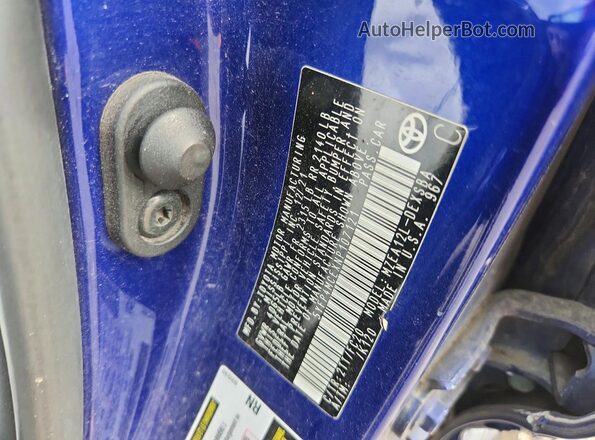 5YFP4MCEXNP107121 2022 TOYOTA COROLLA Blue Շարժիչի բաժամունքի տեսք