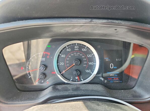 5YFP4RCE3LP026164 2020 TOYOTA COROLLA Blue Instrument cluster view