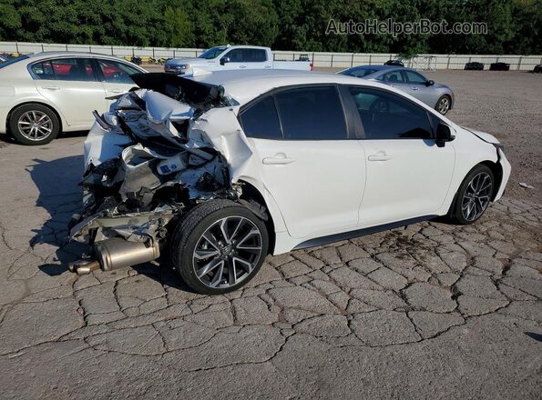 5YFS4MCE0MP064840 2021 TOYOTA COROLLA Белый Задняя правая четверть