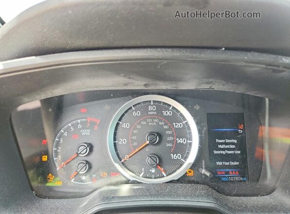 5YFS4MCE0MP089107 2021 TOYOTA COROLLA Silver Instrument cluster view