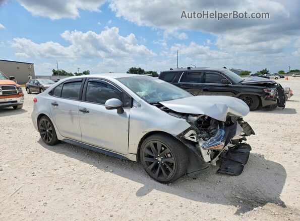 5YFS4MCE0MP089107 2021 TOYOTA COROLLA Silver Front right