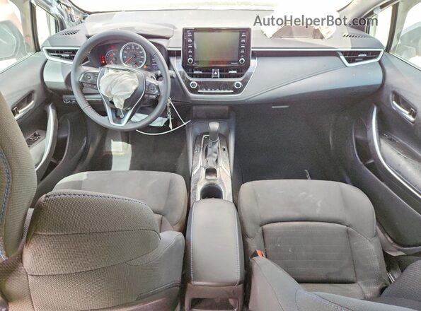 5YFS4MCE0MP089107 2021 TOYOTA COROLLA Silver Dashboard view
