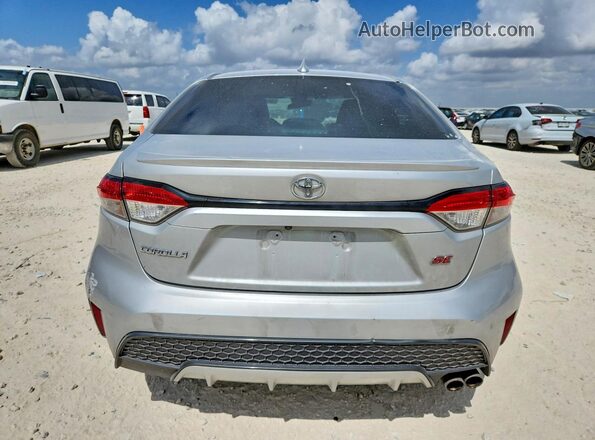 5YFS4MCE0MP089107 2021 TOYOTA COROLLA Silver Rear view