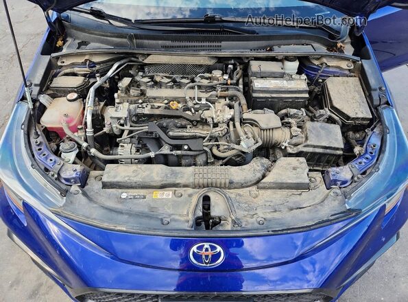 5YFS4MCE0NP124486 2022 TOYOTA COROLLA Blue Սալոնի հետևի տեսք
