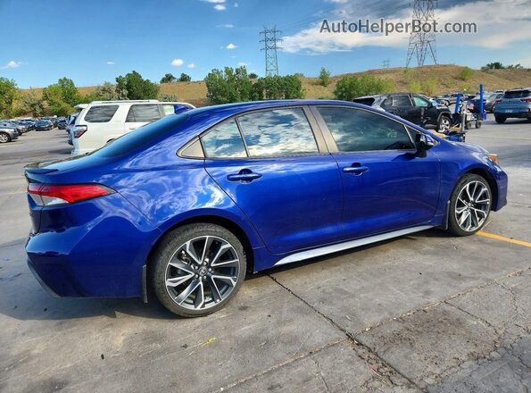 5YFS4MCE0NP124486 2022 TOYOTA COROLLA Blue Հետևի աջ