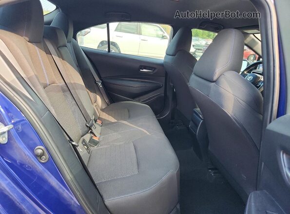 5YFS4MCE0NP124486 2022 TOYOTA COROLLA Blue Հետևի նստատեղերի տեսք