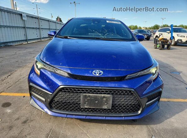 5YFS4MCE0NP124486 2022 TOYOTA COROLLA Blue Դիմացի տեսք