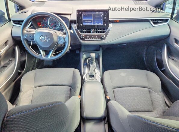 5YFS4MCE0NP124486 2022 TOYOTA COROLLA Blue Առջևի վահանակի տեսք