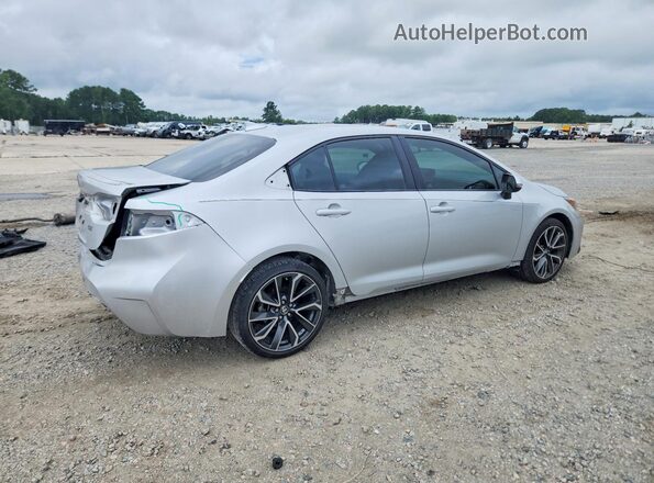 5YFS4MCE0NP131454 2022 TOYOTA COROLLA Silver Rear right