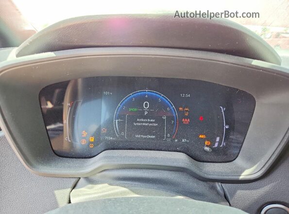 5YFS4MCE0TP255172 2026 TOYOTA COROLLA Красный Вид щитка приборов