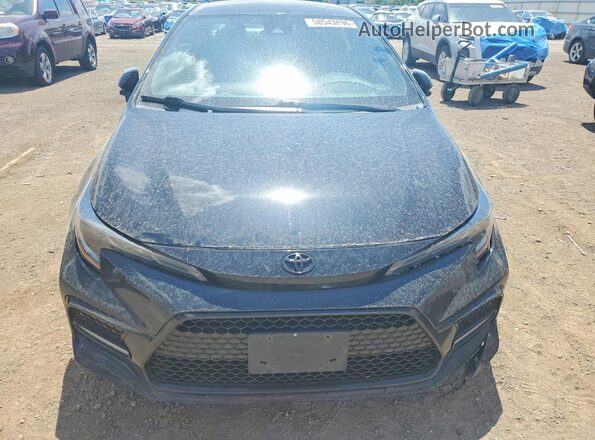 5YFS4MCE1NP099758 2022 TOYOTA COROLLA Black Front view