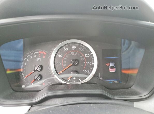 5YFS4MCE1NP128806 2022 TOYOTA COROLLA Blue Vista del cuadro de instrumentos