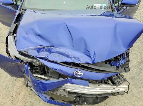5YFS4MCE1NP128806 2022 TOYOTA COROLLA Blue Vista interior trasera