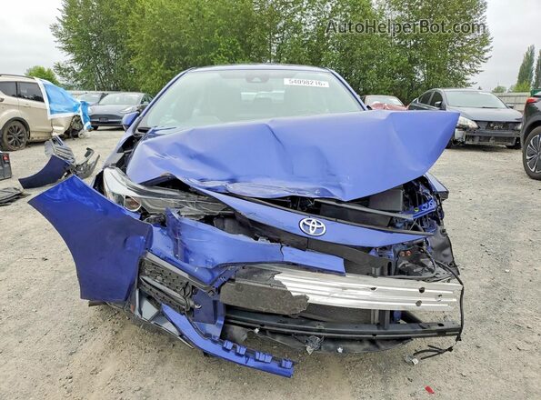 5YFS4MCE1NP128806 2022 TOYOTA COROLLA Blue Vista frontal