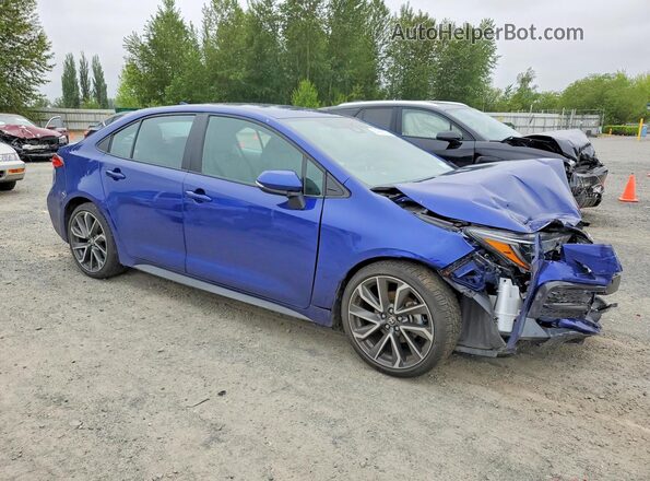 5YFS4MCE1NP128806 2022 TOYOTA COROLLA Blue Delantero derecho