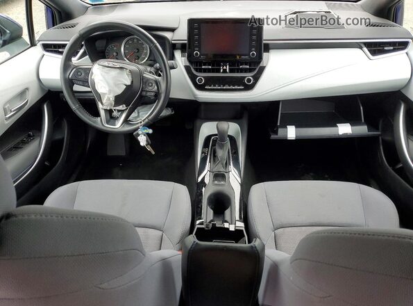 5YFS4MCE1NP128806 2022 TOYOTA COROLLA Blue Vista del salpicadero