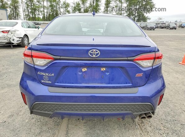 5YFS4MCE1NP128806 2022 TOYOTA COROLLA Blue Vista trasera