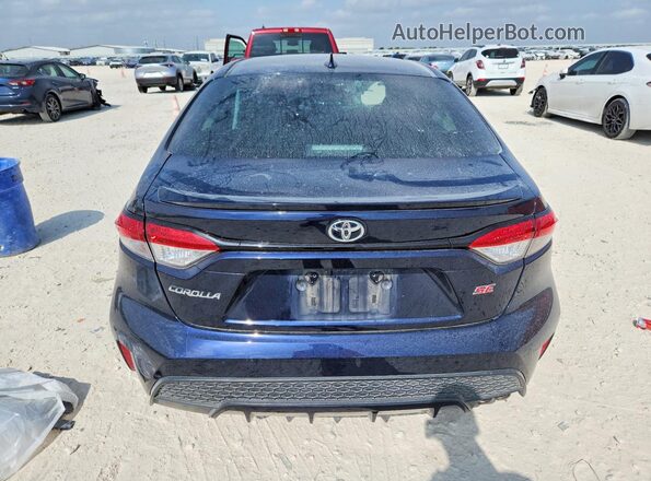 5YFS4MCE1NP138560 2022 TOYOTA COROLLA Blue Հետևի տեսք
