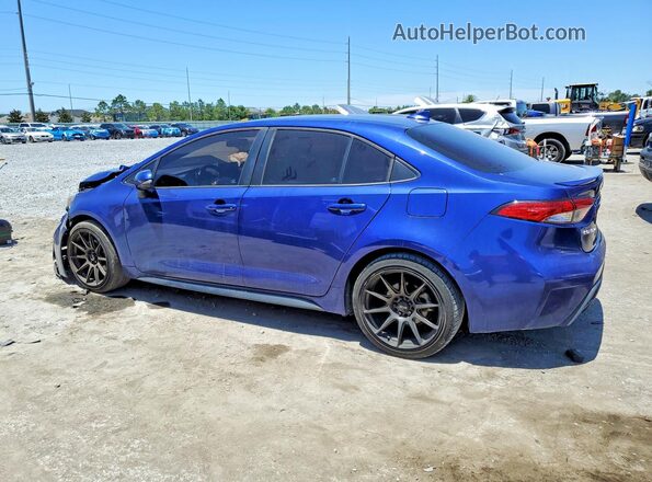 5YFS4MCE2MP066914 2021 TOYOTA COROLLA Blue Задня ліва чверть