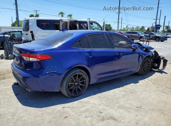 5YFS4MCE2MP066914 2021 TOYOTA COROLLA Blue Задня права чверть