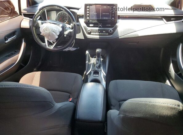 5YFS4MCE2MP066914 2021 TOYOTA COROLLA Blue Вид панелі приладів