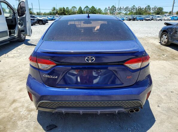 5YFS4MCE2MP066914 2021 TOYOTA COROLLA Blue Вид ззаду