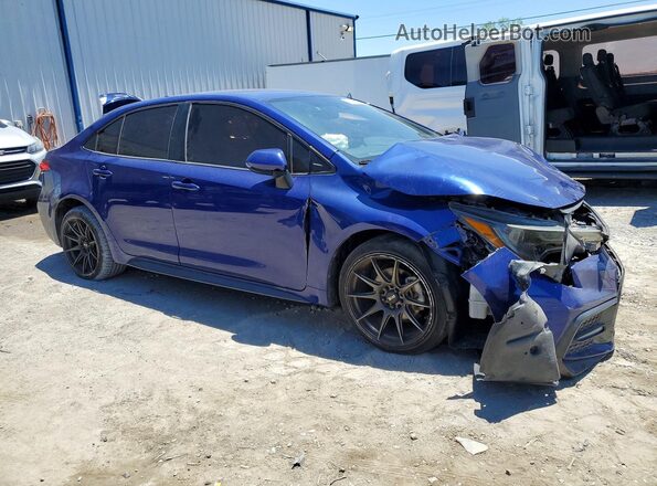 5YFS4MCE2MP066914 2021 TOYOTA COROLLA Blue Передня права чверть