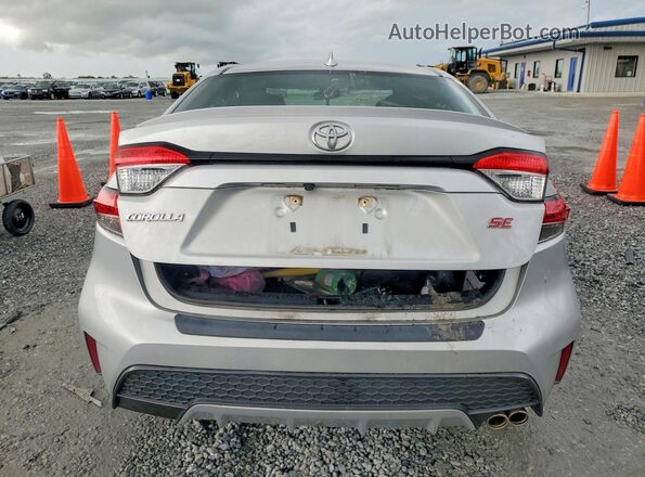 5YFS4MCE2MP082501 2021 TOYOTA COROLLA Silver Հետևի տեսք