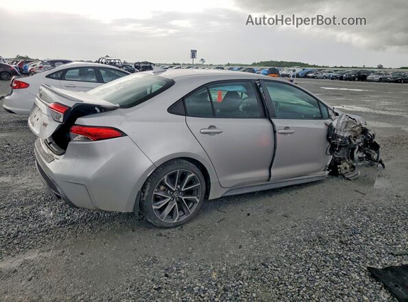 5YFS4MCE2MP082501 2021 TOYOTA COROLLA Silver Հետևի աջ