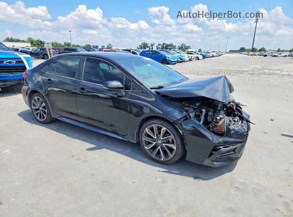 5YFS4MCE2MP095958 2021 TOYOTA COROLLA Black Delantero derecho