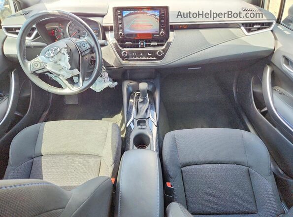 5YFS4MCE2NP129916 2022 TOYOTA COROLLA Серебряный Вид панели приборов