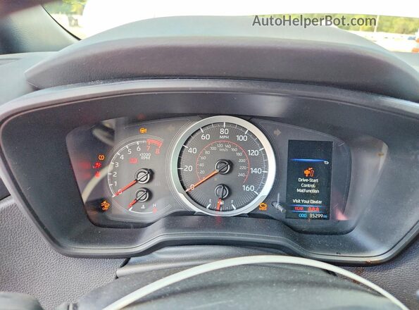5YFS4MCE2NP129916 2022 TOYOTA COROLLA Серебряный Вид щитка приборов