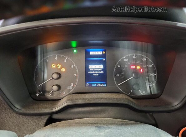 5YFS4MCE2RP209058 2024 TOYOTA COROLLA Silver Instrument cluster view