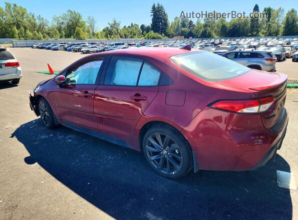 5YFS4MCE2SP218610 2025 TOYOTA COROLLA Red უკანა მარცხენა
