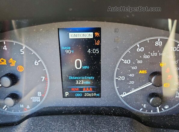 5YFS4MCE2SP218610 2025 TOYOTA COROLLA Red ხელსაწყოთა პანელის ხედი