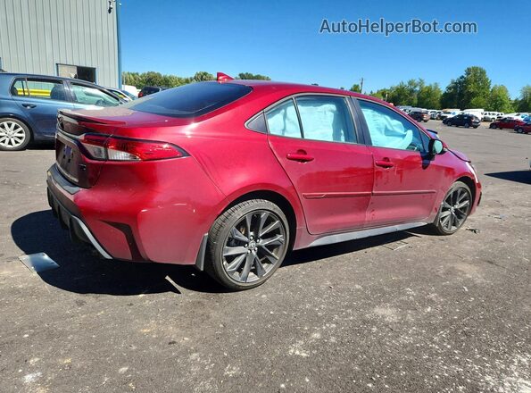 5YFS4MCE2SP218610 2025 TOYOTA COROLLA Red უკანა მარჯვენა