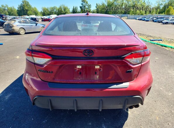 5YFS4MCE2SP218610 2025 TOYOTA COROLLA Red უკანა ხედი