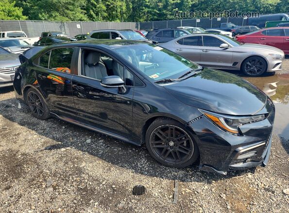 5YFS4MCE3MP085147 2021 TOYOTA COROLLA Black Przód prawy