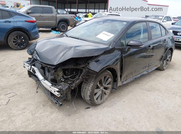 5YFS4MCE3SP233620 2025 TOYOTA COROLLA Black Vista tres cuartos delantera izquierda